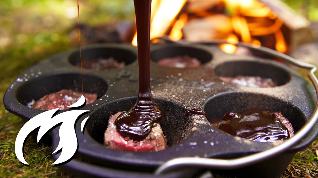 Salted Caramel Filet Im Wald Gegrillt : Fire Kitchen Asmr Style 🔥🔥🔥