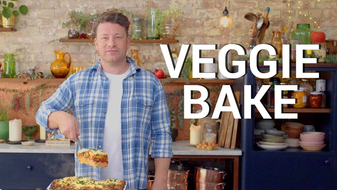 image 0 Satisfying Veggie Bake : Jamie Oliver