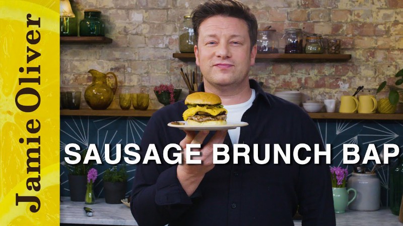 Sausage & Egg Bap : Jamie Oliver