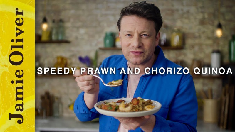 Speedy Prawn And Chorizo Quinoa : Jamie Oliver