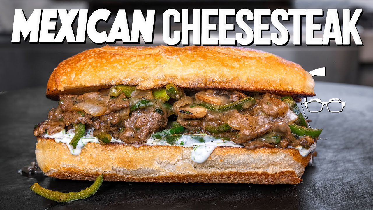 image 0 Spicy Mexican Cheesesteak : Sam The Cooking Guy
