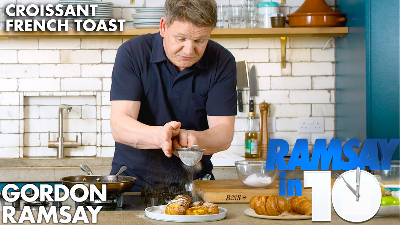 image 0 Stuffed Croissant French Toast Recipe In 7 Minutes ?!? : Gordon Ramsay