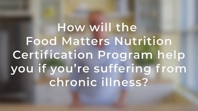 image 0 Suffer From A Chronic Illness? Learn How To Help Yourself By Studying Nutrition Online