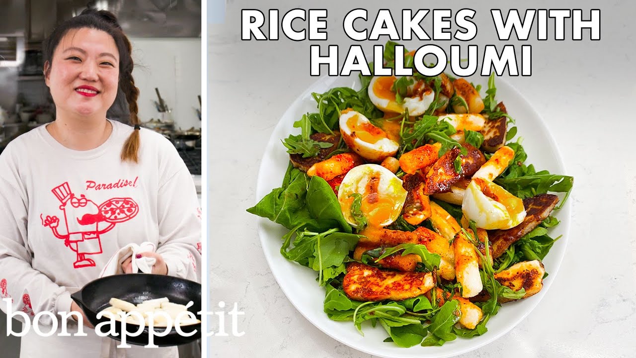 image 0 Susan Makes Crispy Rice Cakes With Halloumi : From The Test Kitchen : Bon Appétit