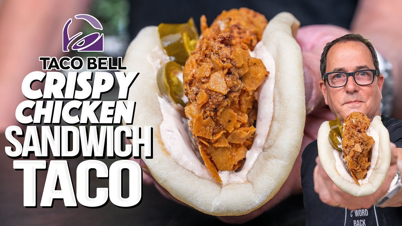 image 0 Taco Bell's Crispy Chicken Sandwich Taco...but Homemade & Way Better! : Sam The Cooking Guy