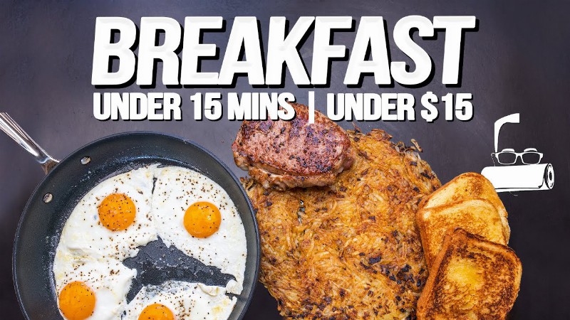 The Best Breakfast You Can Make In Under 15 Mins For Under $15 (fast & Cheap!) : Sam The Cooking Guy