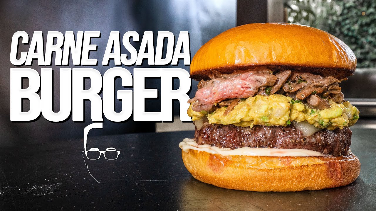 image 0 The Carne Asada Burger (b/c Summer Grilling Isn't Over Yet...) : Sam The Cooking Guy