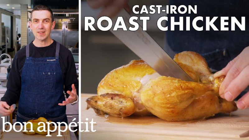 The Easiest Cast-iron Roast Chicken & Potatoes Ever : From The Test Kitchen : Bon Appétit