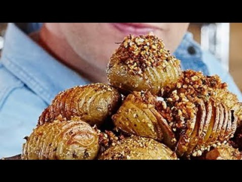 image 0 The Mighty Hasselback Potatoes. #short