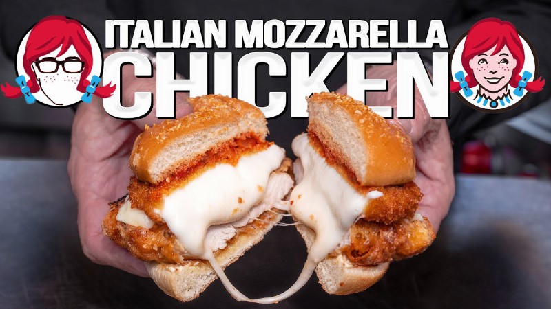 The Wendy's Italian Mozzarella Chicken (just Homemade & Way Better) : Sam The Cooking Guy