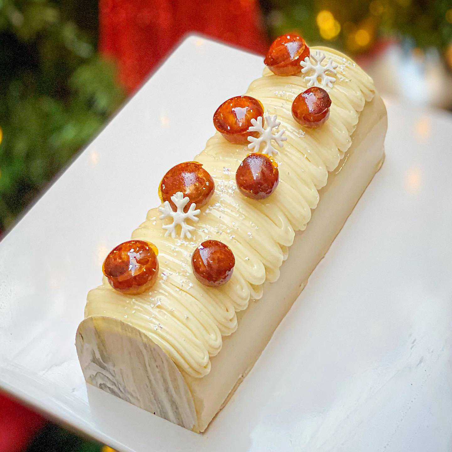 This is our new Buche de Noel at #bachourmiami for pre order to pick up Dec 23-24 , the first one is