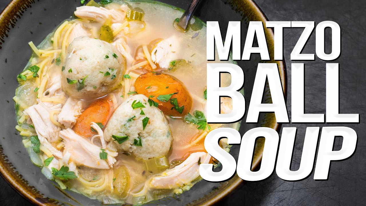 image 0 Unbelievably Comforting (homemade) Matzo Ball Soup Recipe : Sam The Cooking Guy