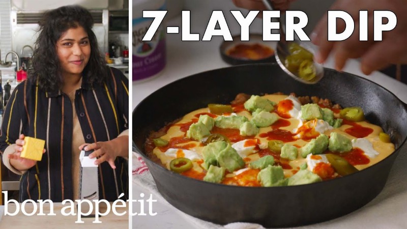 image 0 Warm & Cheesy 7-layer Skillet Dip Ready For Gameday : From The Test Kitchen : Bon Appétit