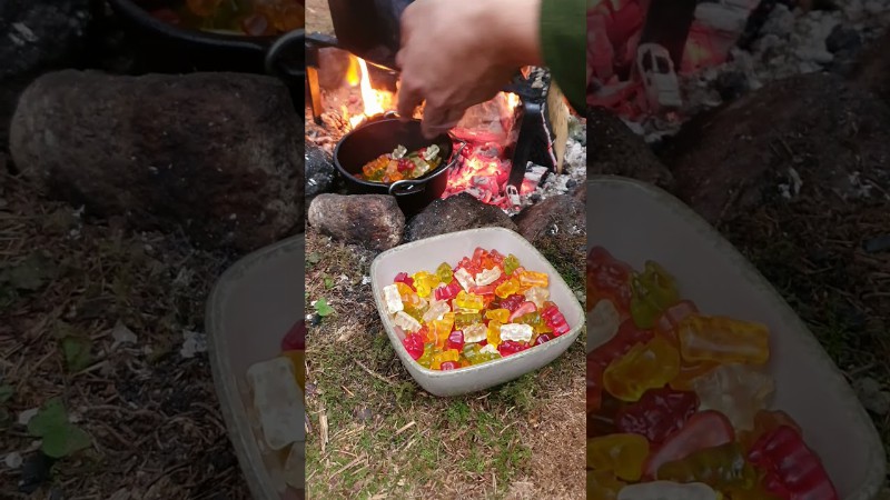 image 0 What Will I Do With All Of This Gummybears ?🔥#firekitchen #shorts