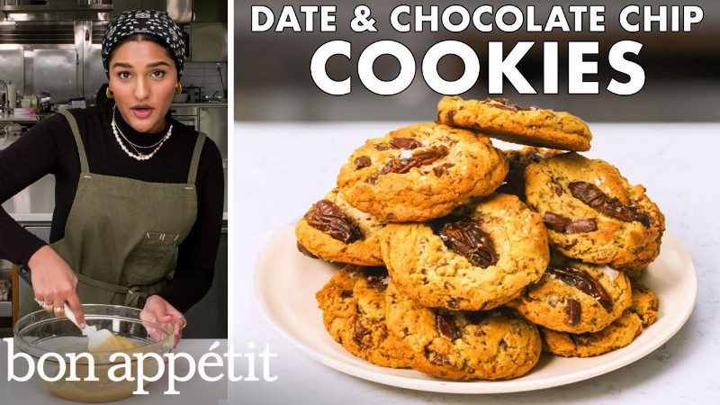image 0 Zaynab Makes Dark Chocolate Chip Cookies With Dates : From The Test Kitchen : Bon Appétit